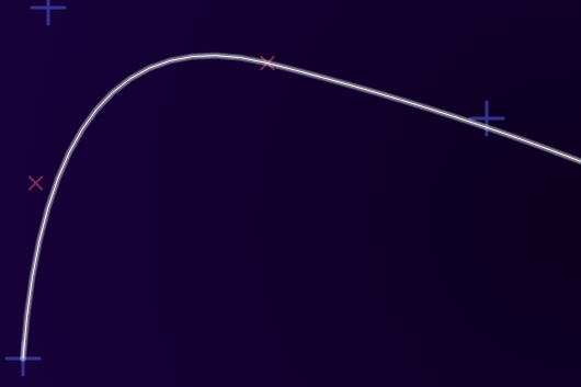 A pen I created as a demo whilst writing a class to draw smooth lines.