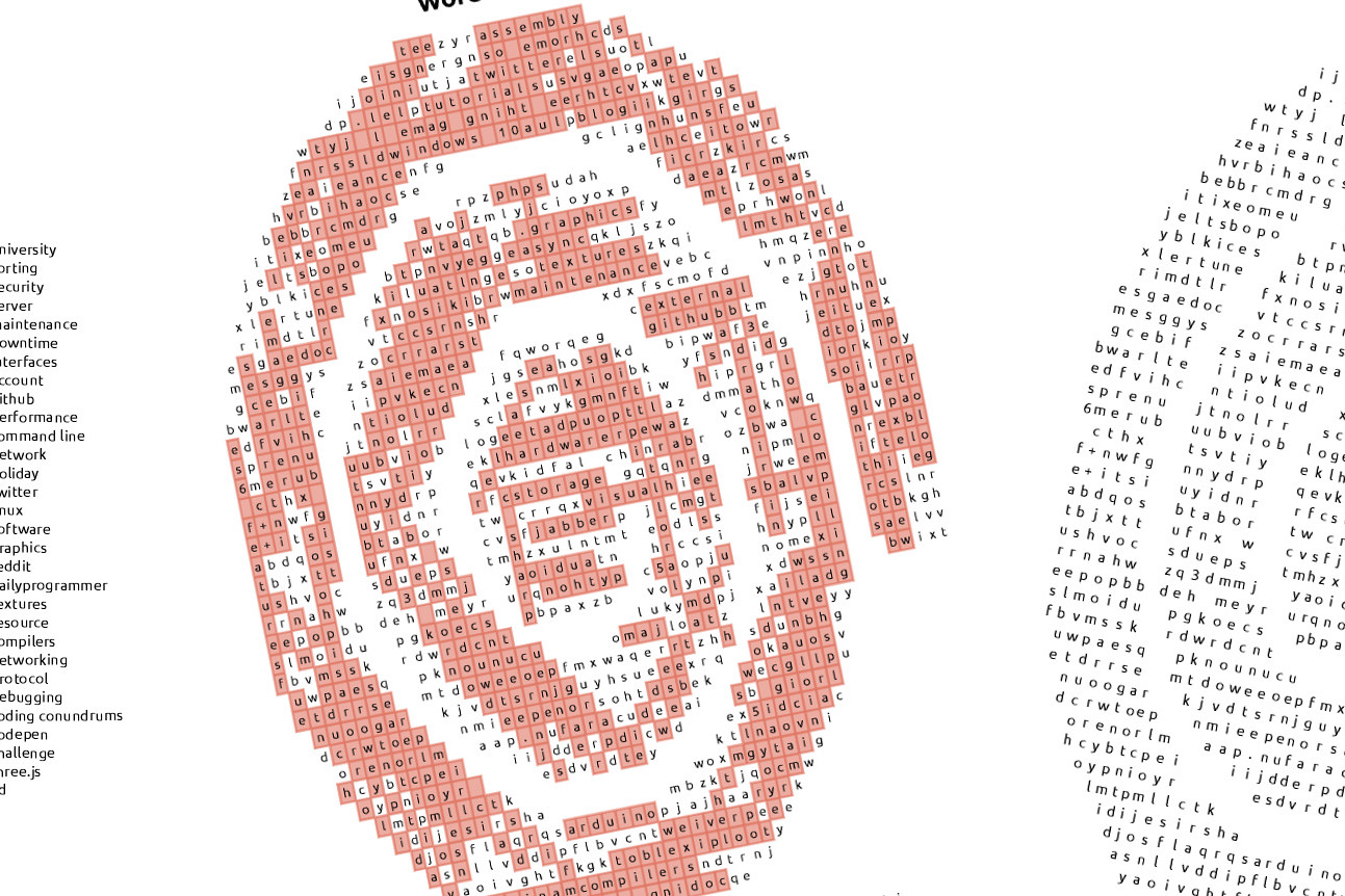 A more flexible wordsearch generator. Use any shape you like!