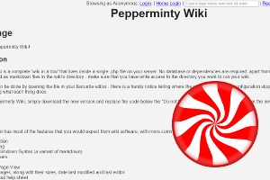 A fully functional wiki in a box.